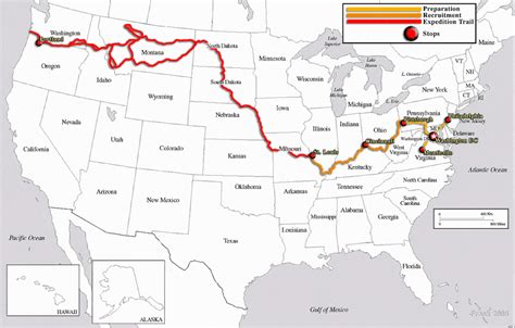 Lewis And Clark Expedition Map Printable - Printable Maps