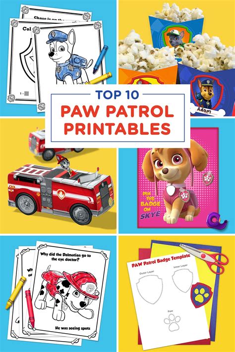 Paw Patrol Free Printables - Free Printable