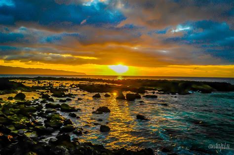 North Shore Oahu Hawai'i sunset by AnTaPix 2012 North Shore Oahu, Oahu Hawaii, Celestial, Sunset ...