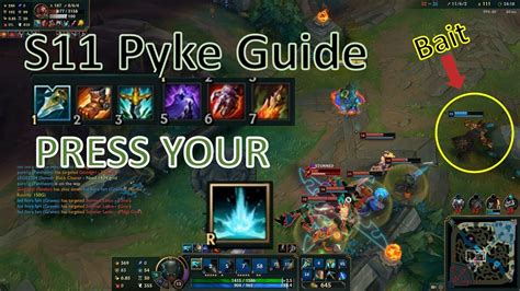 Mid Pyke Runes Build Gameplay Guide Season11 - YouTube