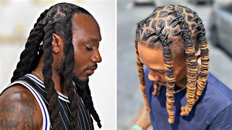 8 Loc Styles For Men | Rope Twists x Barrel Rolls x Fishtail Braids ...