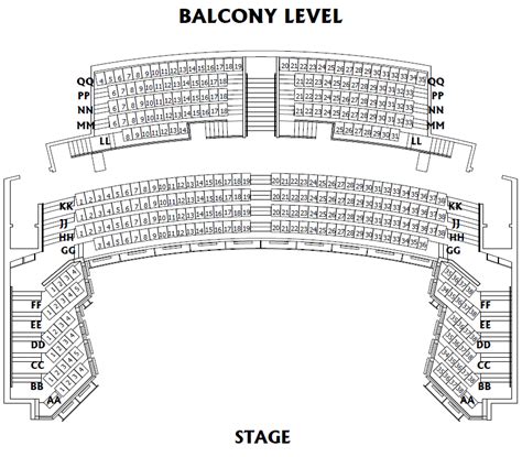 Bell Performing Arts Centre - Seating Plan