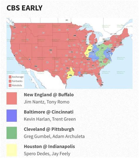 NFL Week 18 Coverage Map: TV schedule, channel, and time for season 2022-23