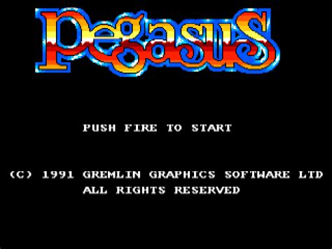 Pegasus (1991) by Optimus Software Amiga game