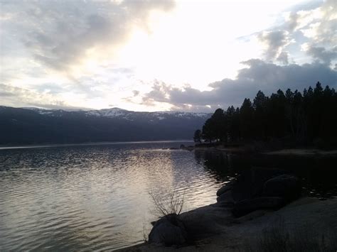 Lake Cascade, Idaho - Last night 4/27/13 : camping