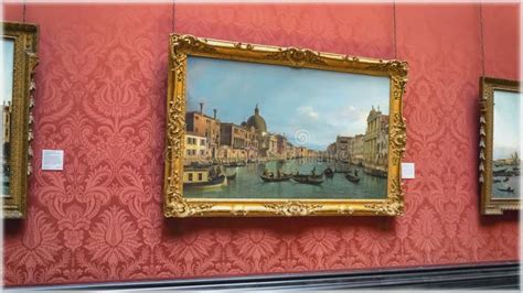 Grand Canal of Venice, Painted by Canaletto on Display at National ...