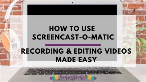 Screencast o matic editing - conceptsloading