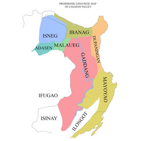 Prehispanic Linguistic Map of Cagayan Valley by kazumikikuchi on DeviantArt