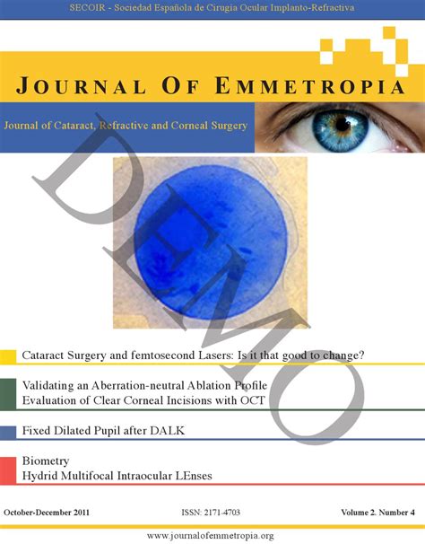 Journal of Emmetropia V2-N4 by Nicolas Ockier - Issuu