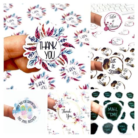 Custom Shaped Stickers Custom Labels Round Stickers Squared - Etsy