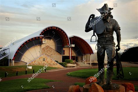 Australian Stockmans Hall Fame Statue Stockman Editorial Stock Photo ...