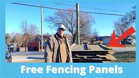 How to Find Free Fencing Panels | Straight Arrow Repair