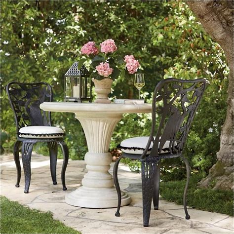 Prescott Bistro Table | Frontgate | Outdoor patio decor, Outdoor patio furniture sets, Patio decor