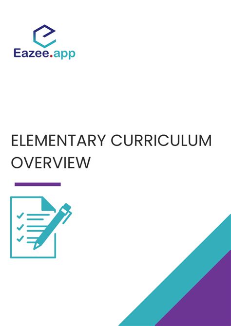 Elementary Curriculum Overview