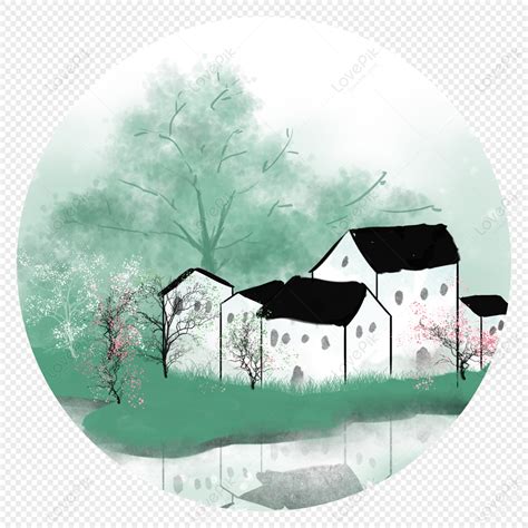 Chinese Style Ink Landscape PNG Transparent Image And Clipart Image For Free Download - Lovepik ...