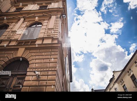 Beautiful part of the old town in Europe Stock Photo - Alamy