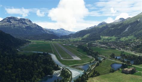 FlyLogic's Samedan Airport is a stunning rendition of one of the ...