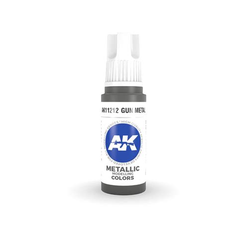 AK GUN METAL – METALLIC 17ml - AIRBRUSHSTUDIO