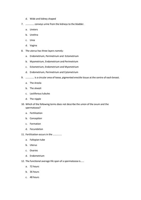 SOLUTION: Introduction to obstetrics and gynecology questions and answers - Studypool