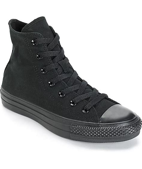 Converse Womens Chuck Taylor All Star All Black High Top Shoes | Zumiez