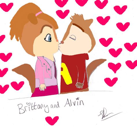 Alvin and Brittany Kissing by ForeverChipmunk on DeviantArt