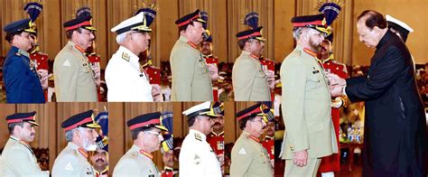 President confers military awards on Pakistan Day - Business Recorder