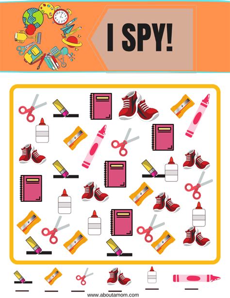 Free Printable Back to School Worksheets - About a Mom