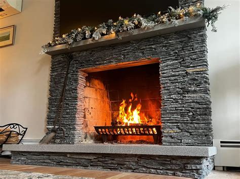 Creating a Decorative Fireplace With Stone Veneer This Holiday Season - Instone