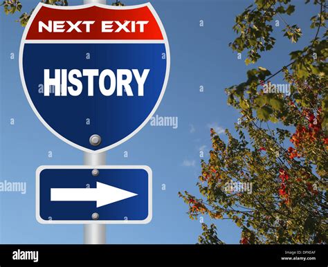 History road sign Stock Photo - Alamy