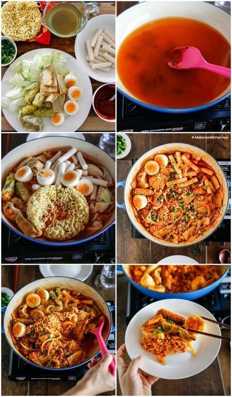 Rabokki - Instant Ramen Noodles + Tteokbokki (Korean spicy rice cakes) | MyKoreanKitchen.com ...