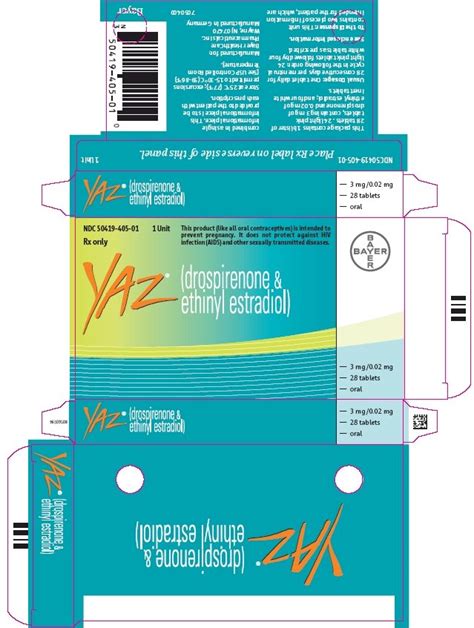 Yaz: Package Insert / Prescribing Information - Drugs.com