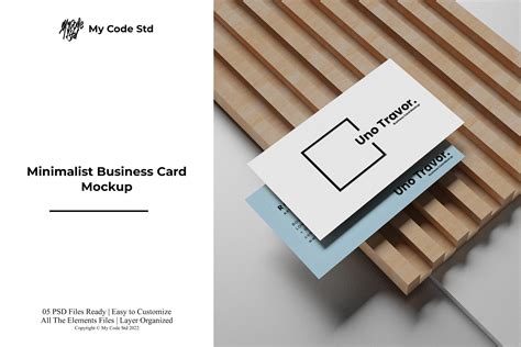 Minimalist Business Card Mockup on Behance