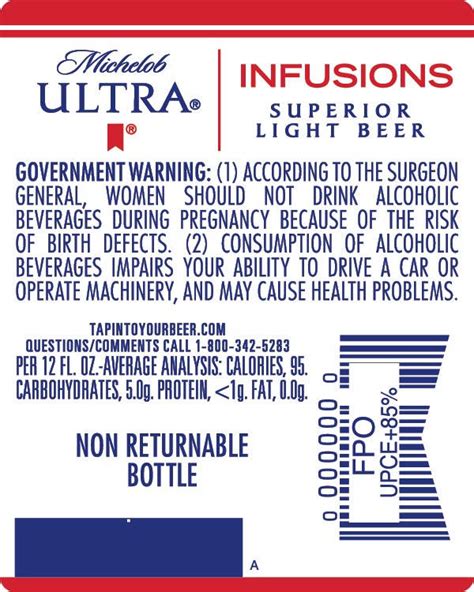 Michelob Ultra Nutritional Value | Besto Blog