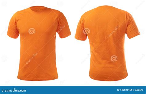 Orange Shirt Design Template Stock Photo - Image of fashion, apparel ...