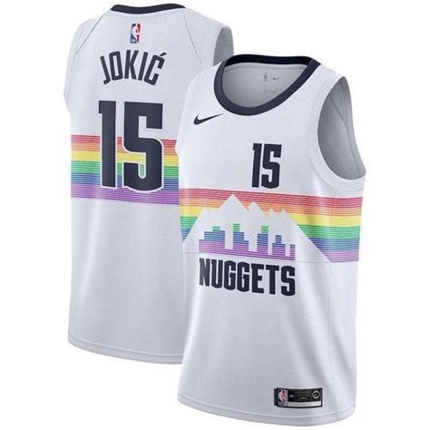 Nikola Jokic Denver Nuggets White Skyline Jersey