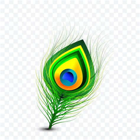 Peacock Feather Krishna Logo