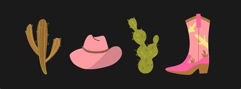 Pink Cowboy Boots Vector Art, Icons, and Graphics for Free Download