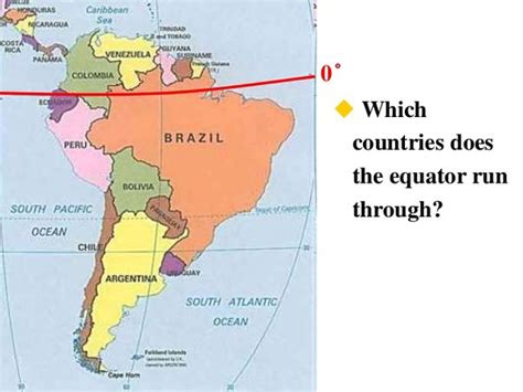 Equator Through South America Map – Get Latest Map Update