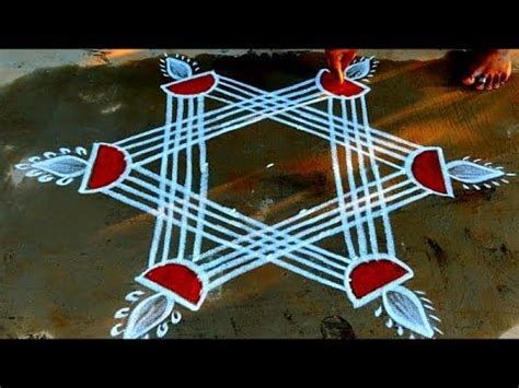 Diwali special diya rangoli design|5*3 star padikolam|Deepavali vilakku kolam|Diwali spuper ...