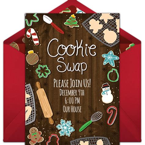 6 Festive Cookie Swap Invitations to Send This Holiday Season ...