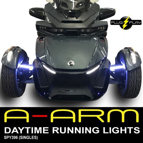 2020 – Up Can Am Spyder Rt Daytime Running Led Lights (1-pair) For The Front A-arms (Spy396 ...