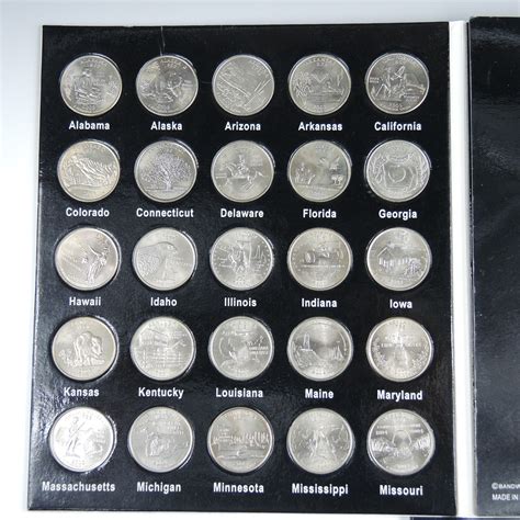 U.S. Fifty States Quarter Coin Collection with Binders | EBTH