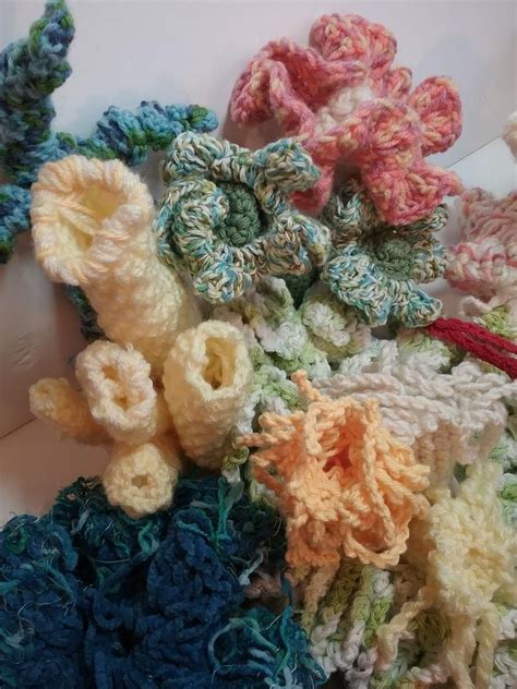 5 Coral Reef Crochet Patterns Amigurumi Hyperbolic All for one | Etsy | Crochet patterns ...