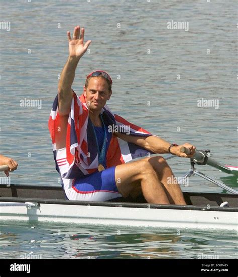 Steve Redgrave salutes the British support after winning his fifth ...