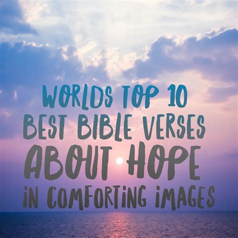 World's 10 Best Bible Verses About HOPE In Comforting Images | ChristianQuotes.info