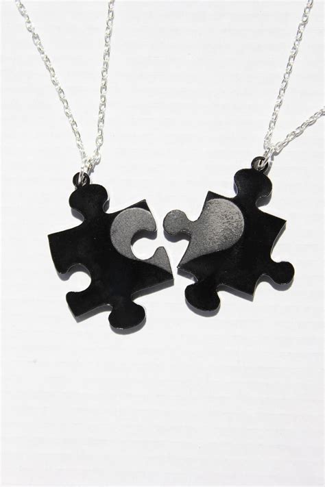 Missing Puzzle Piece necklace set