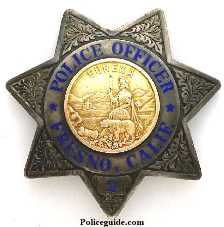 Fresno Police Badges