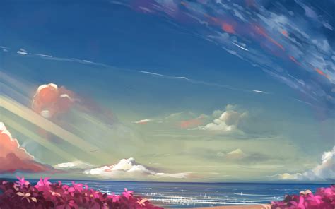 Anime Landscape Wallpapers - Top Free Anime Landscape Backgrounds ...