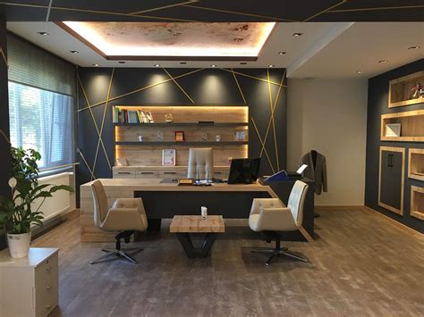 Müdür Odası Tasarımı on Behance | Office interior design modern, Office ...