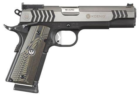 [Handgun] Ruger Custom Shop Koenig 1911 45 ACP $1,421.99 + $19.99 ship. : gundeals